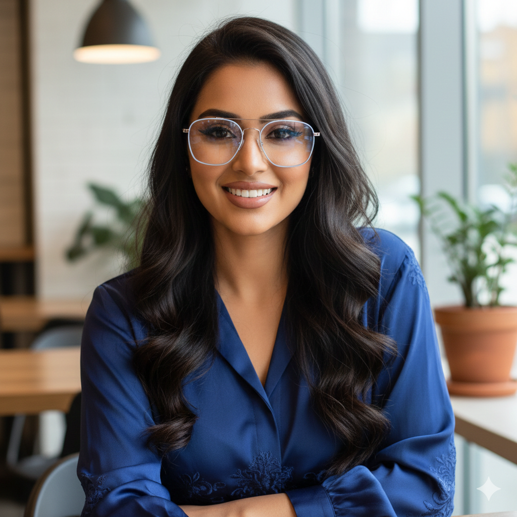 Blue Titanium Double Bar Metal Unisex Optica Premium Blue Cut Computer Glasses