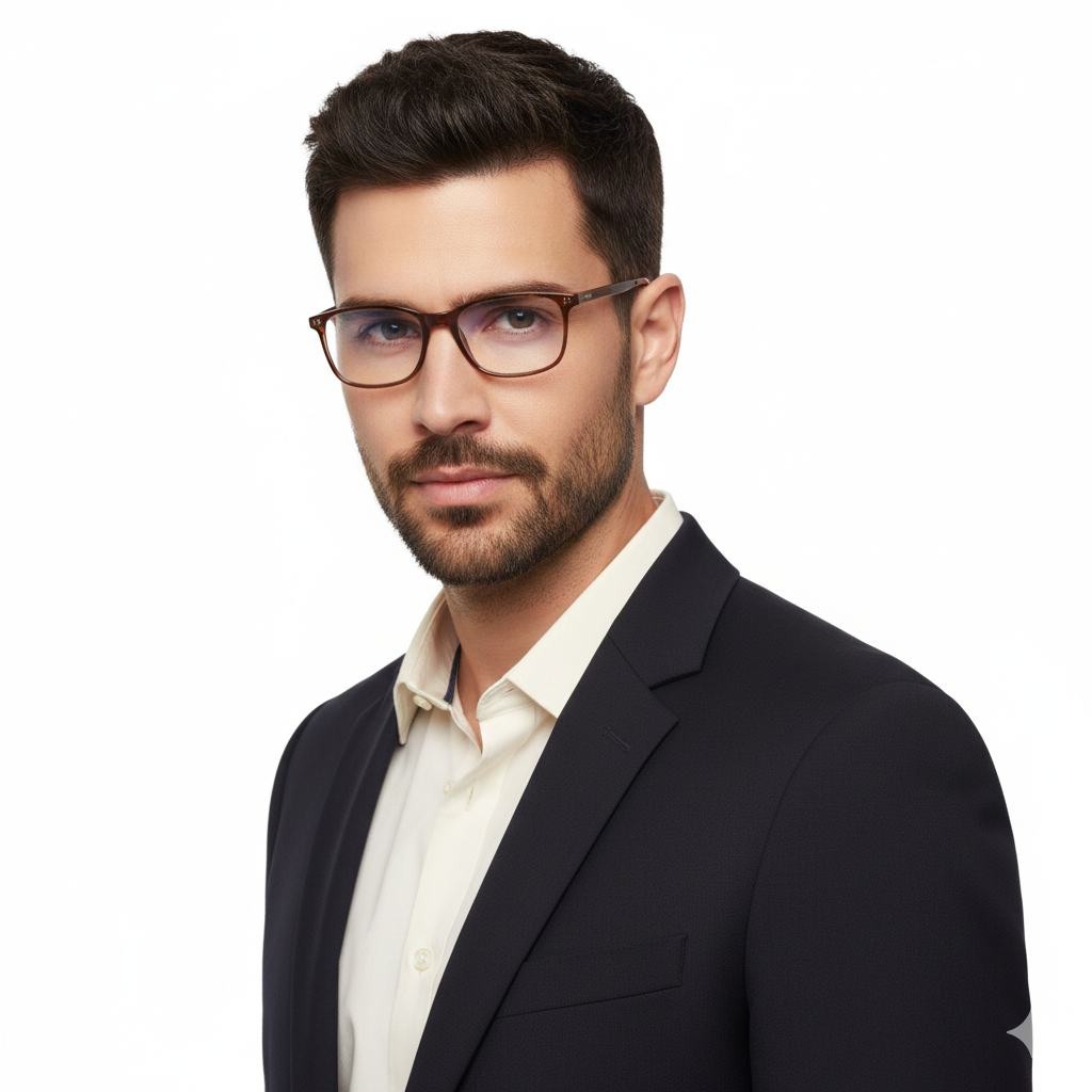 Unisex Acetate Optica Premium Blue Cut Zero Power Computer Glasses